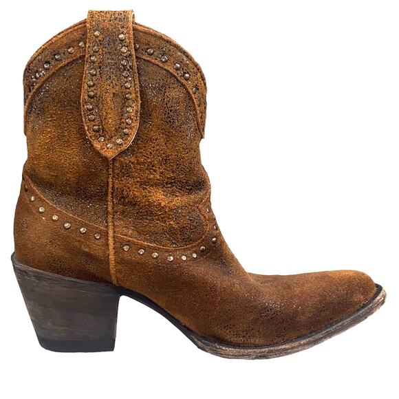 Idyllwind By Miranda Lambert Wheels Brown Suede Western Cowgirl Boot Size US 7.5 - Picture 4 of 12